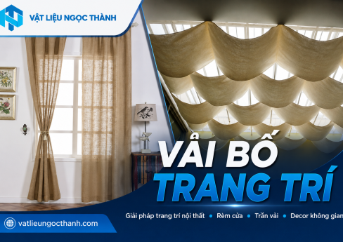 Vải Bố Trang Trí: Xu Hướng Thiết Kế Nội Thất Độc Đáo Và Tinh Tế