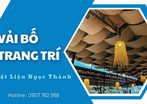 Vải Bố Trang Trí TP.HCM - Xu Hướng Decor Bền Vững Và Độc Đáo